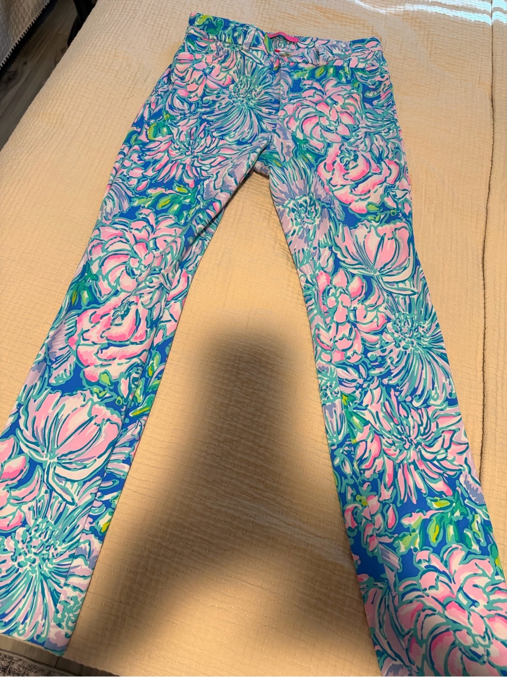 Lilly Pulitzer Pink, Aqua & Blue Printed Skort